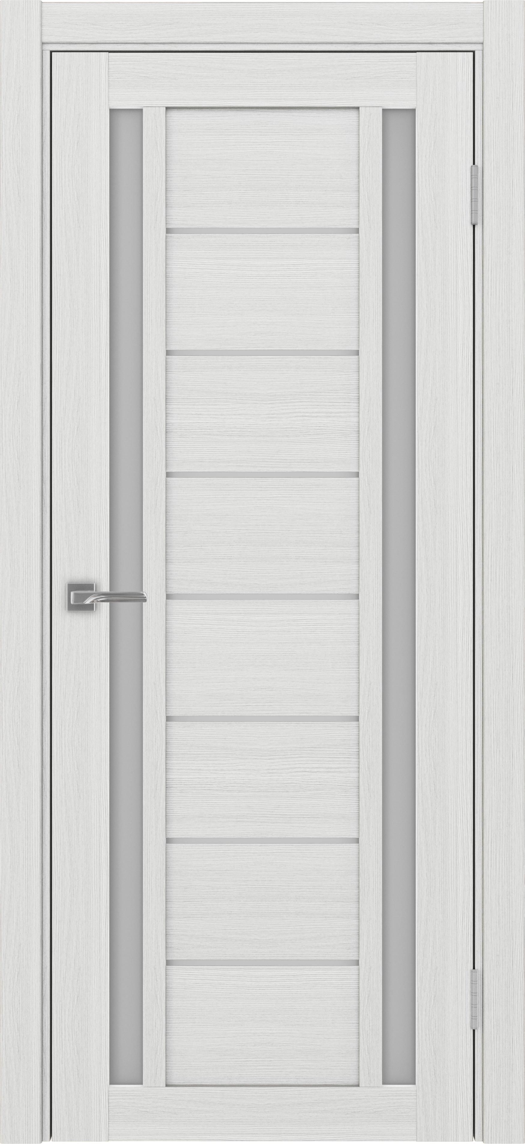 Межкомнатная дверь «Турин 558.212 Ясень серебристый» стекло сатин