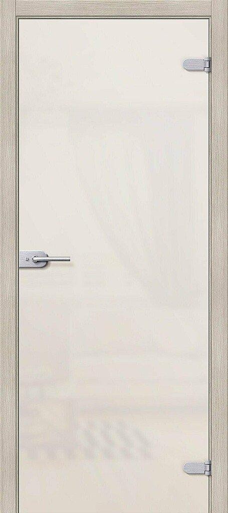 Межкомнатная стеклянная дверь «Лайт» Белое Сатинато