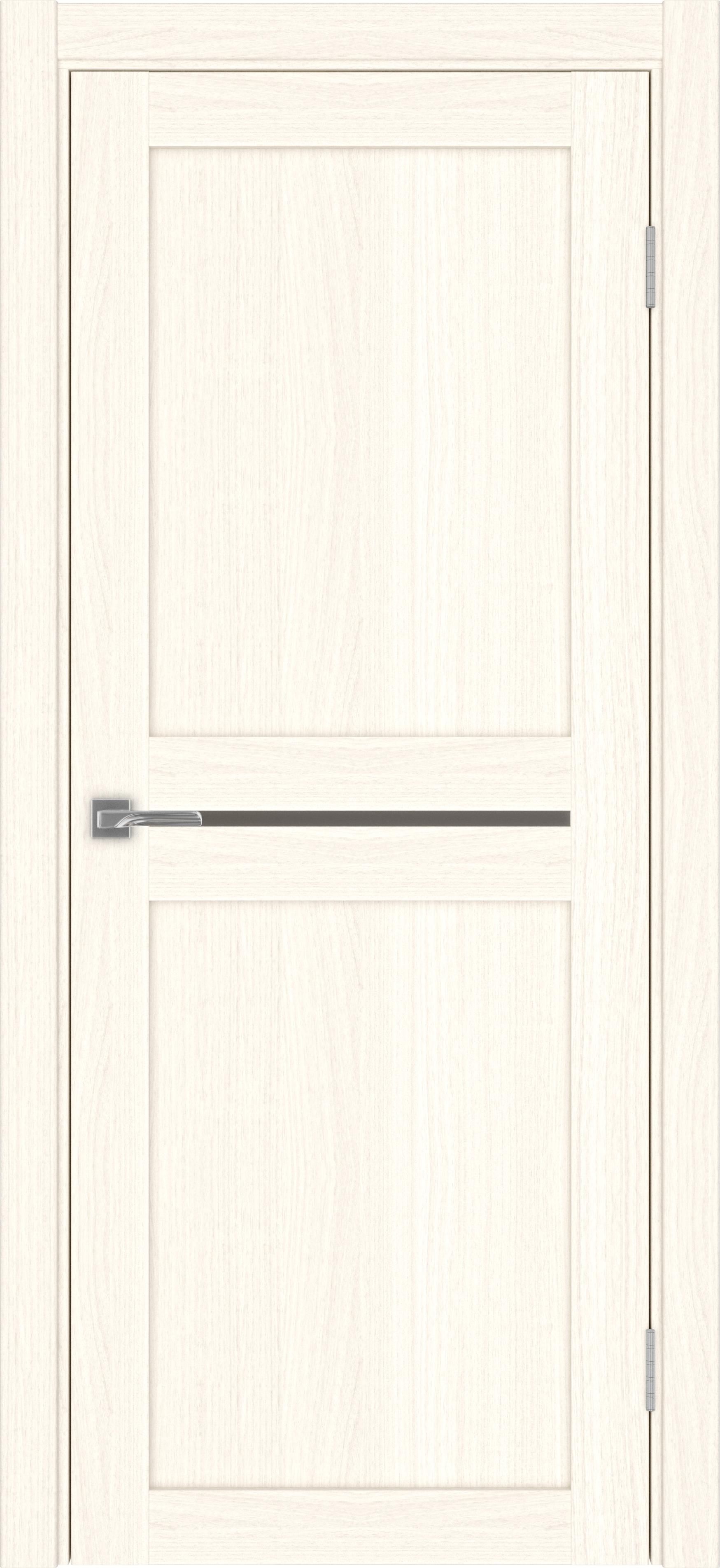 Межкомнатная дверь «Турин 520.121 Ясень светлый» стекло сатин