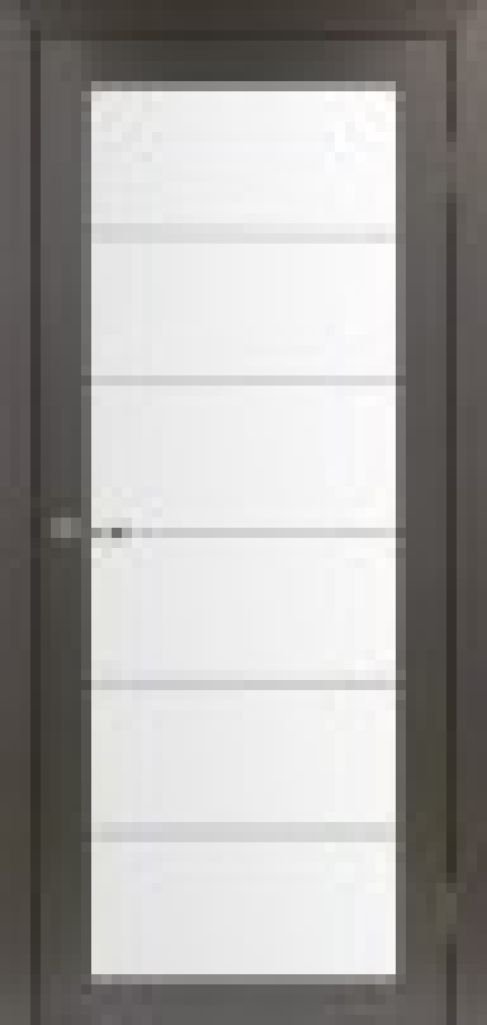 Межкомнатная дверь «Турин 501.1» АСС молдинг SC серебро стекло