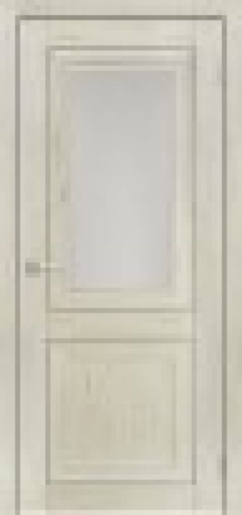 Межкомнатная дверь Tandoor «Ева» со стеклом Рустик молочный