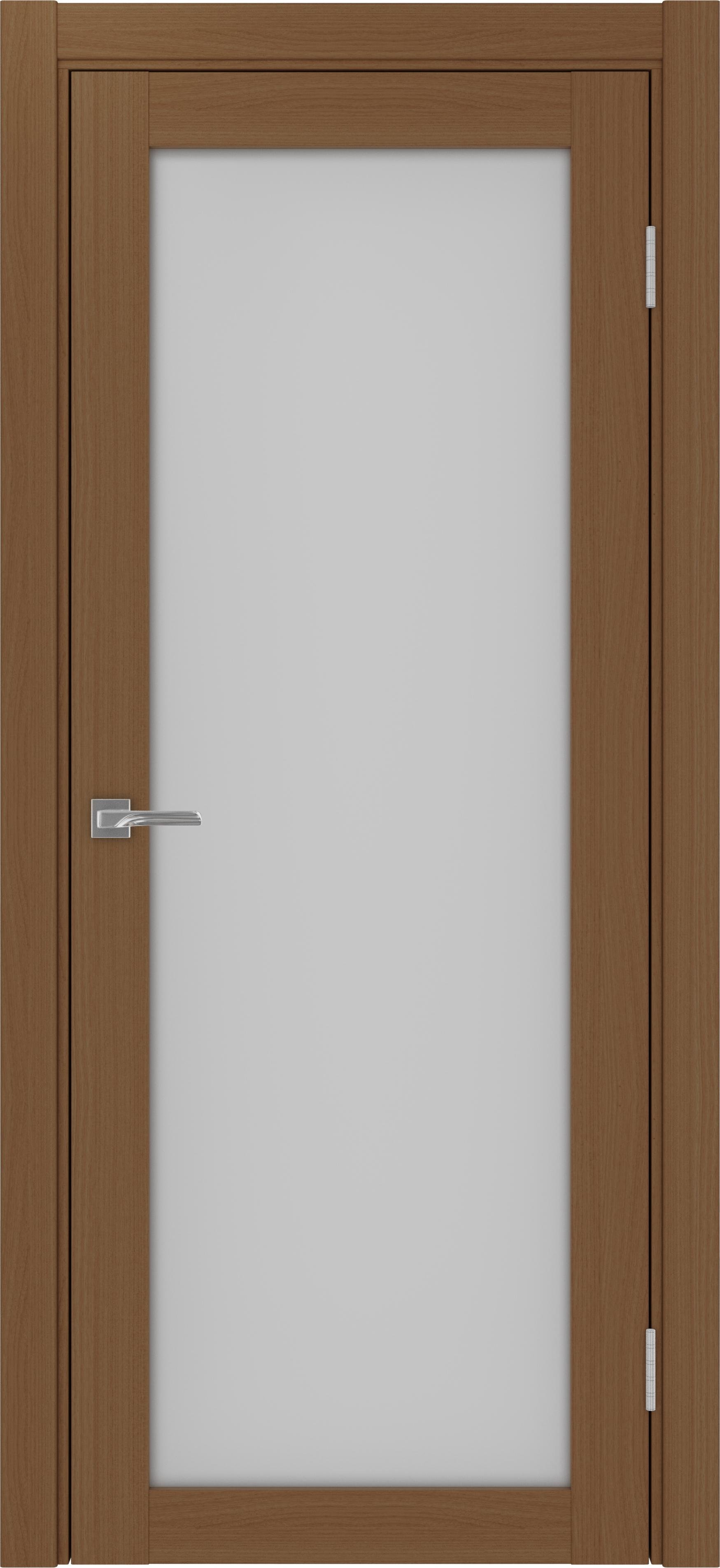 Межкомнатная дверь «Турин 501.2 Орех» стекло сатин